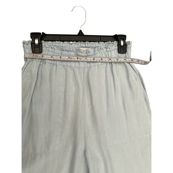 Michael Stars Women's Blue 100% Linen Pant Size S - Picture 5 of 9